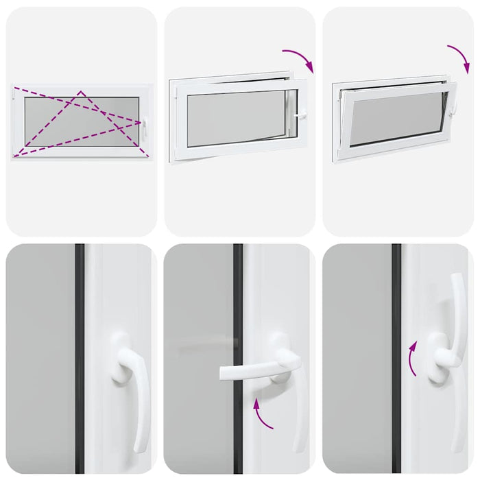 Finestra Seminterrato RISOR 110x60 cm Anta Ribalta DIN Sinistra 4108458