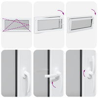 Finestra Seminterrato RISOR 120x60 cm Anta Ribalta DIN Sinistra 4108462