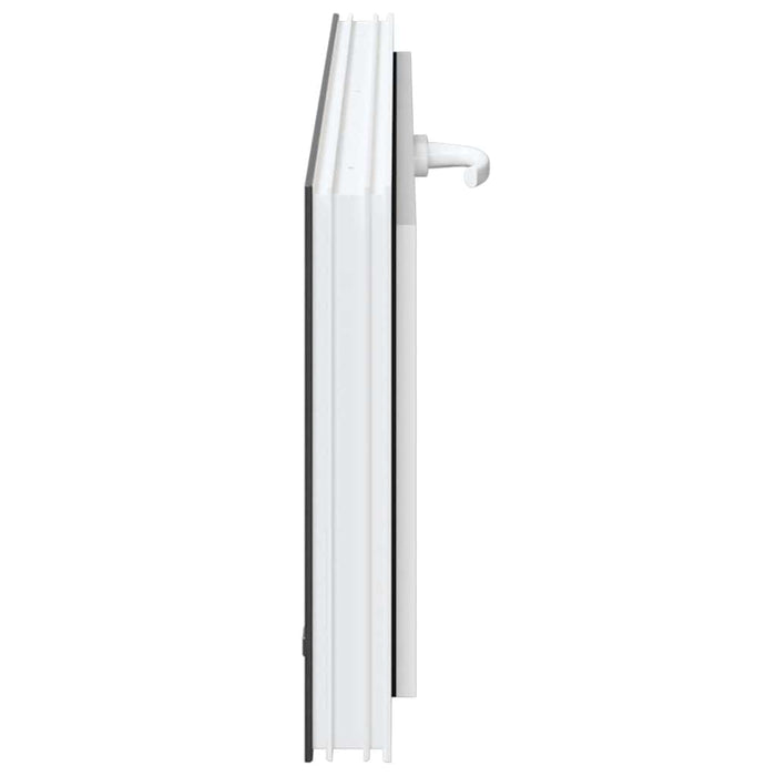 vidaXL Finestra Seminterrato RISOR 110x40 cm Tilt 3 Vetri Antracite