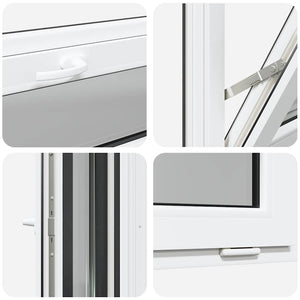 Finestra Seminterrato RISOR 110x40 cm Tilt 3 Vetri Antracite 4108467