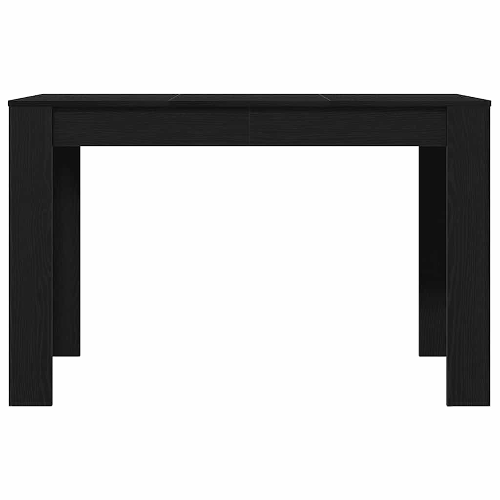Tavolo da Pranzo Rovere Nero 120x60x76 cm Legno Multistrato 861987