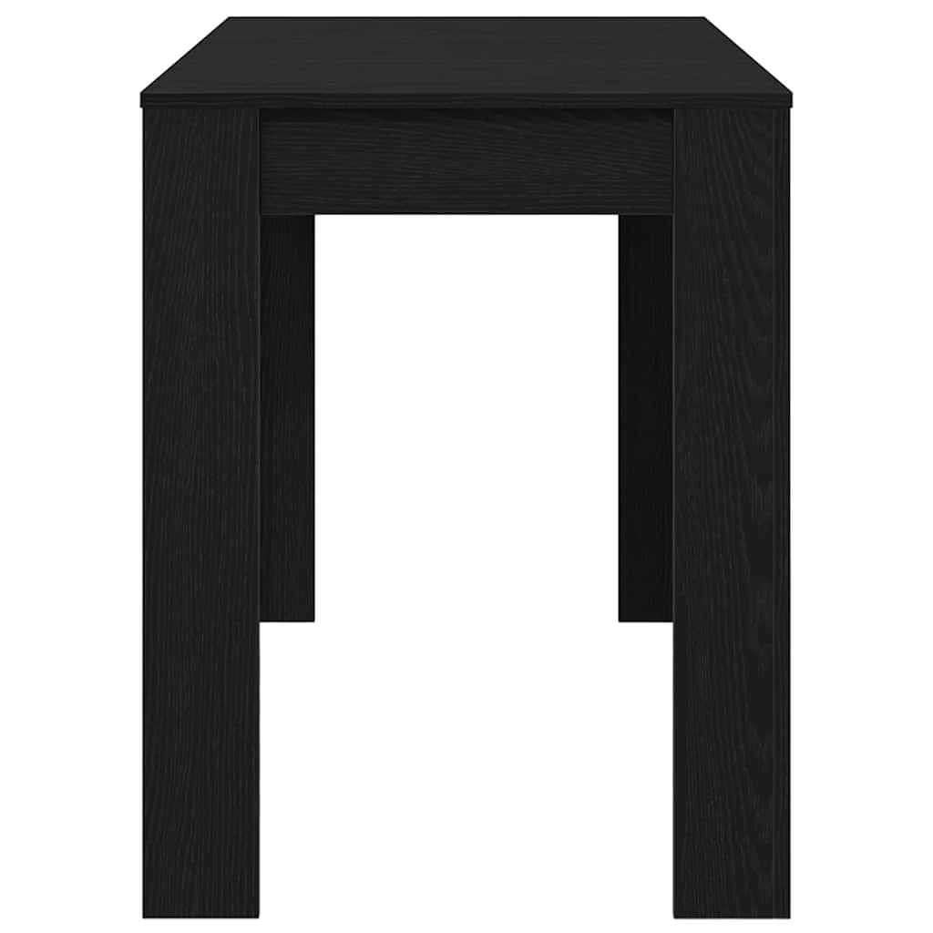 Tavolo da Pranzo Rovere Nero 120x60x76 cm Legno Multistrato 861987