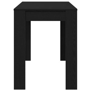 Tavolo da Pranzo Rovere Nero 120x60x76 cm Legno Multistrato 861987