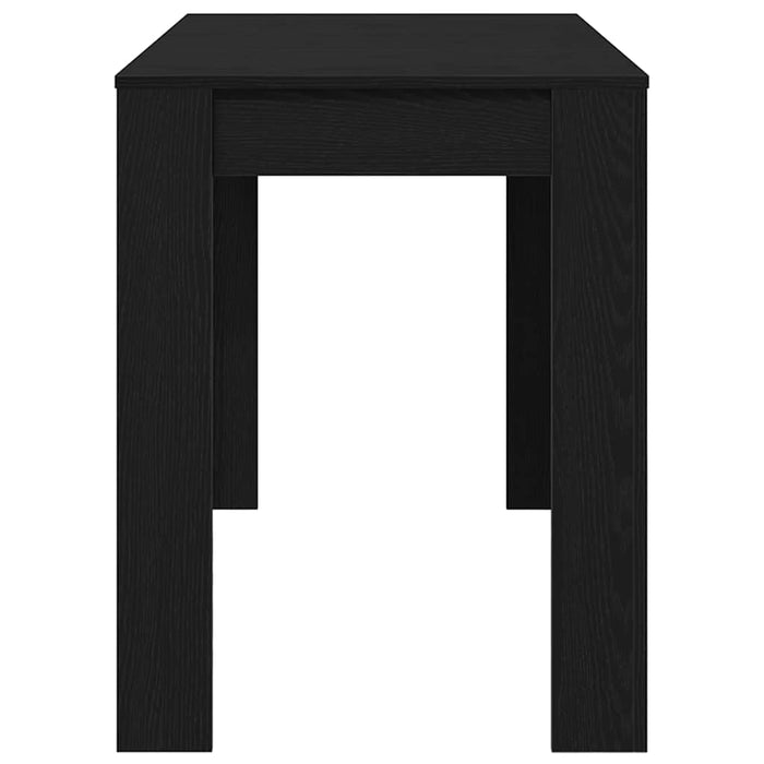 Tavolo da Pranzo Rovere Nero 120x60x76 cm Legno Multistrato 861987