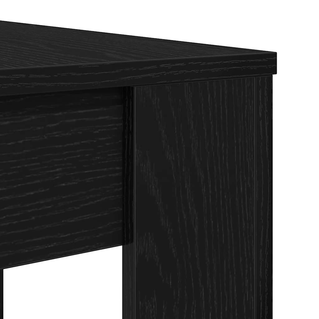 Tavolo da Pranzo Rovere Nero 120x60x76 cm Legno Multistrato 861987