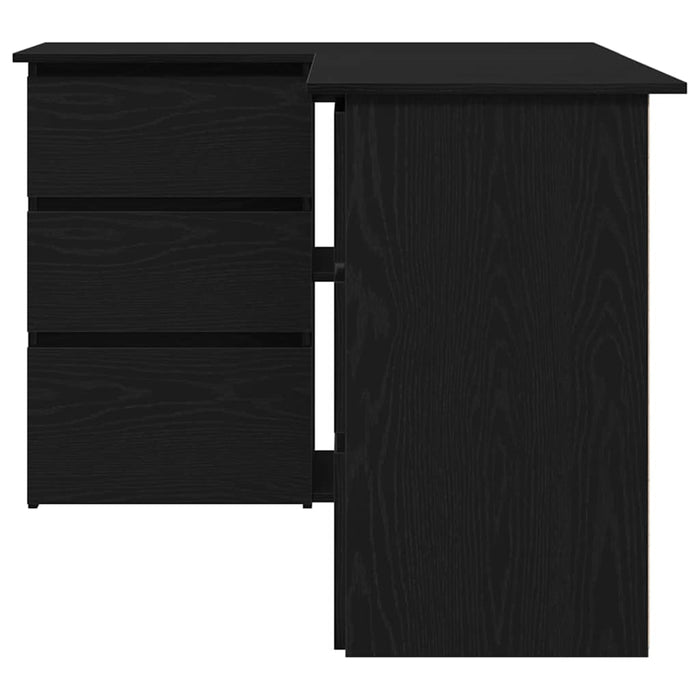 Scrivania ad angolo Rovere nero 145 x 100 x 76 cm 862006