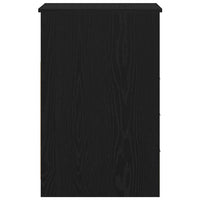 Cassettiera Rovere Nero 40x50x76 cm in Legno Multistrato 862009