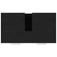 Mobile Lavabo Bagno Rovere Nero 60x30x60cm in Legno Multistrato 862013