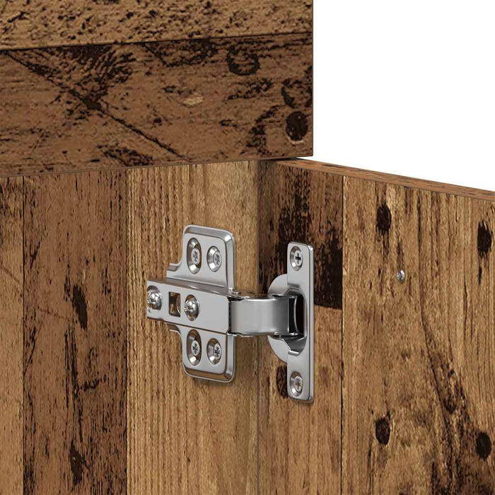 Mobile Lavabo Bagno Legno Antico 60x38,5x46 cm in Truciolato