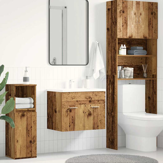 Mobile Lavabo Bagno Legno Antico 60x38,5x46 cm in Truciolato 862023