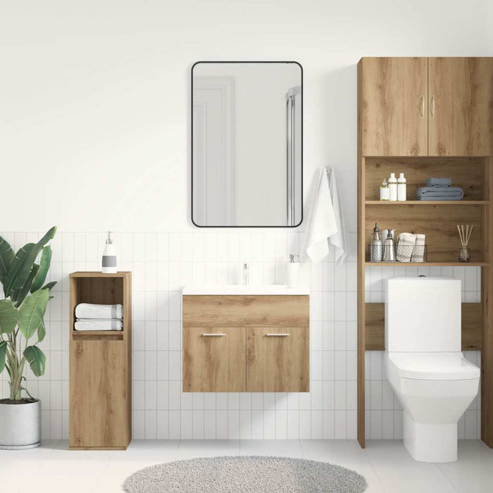 Mobile Lavabo Bagno Rovere Artigianale 60x38,5x46 cm Truciolato 862024