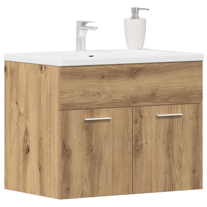 Mobile Lavabo Bagno Rovere Artigianale 60x38,5x46 cm Truciolato 862024