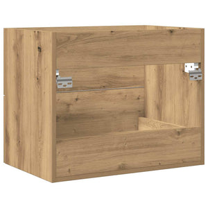Mobile Lavabo Bagno-Armadietto da bagno Artigianale 60x38,5x48 cm Legno Multistrato