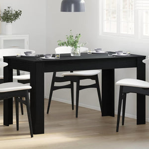 Tavolo da pranzo Rovere nero 140 x 74.5 x 76 cm 862053