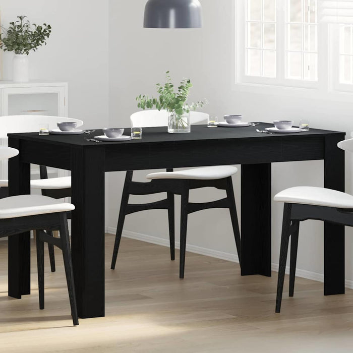 Tavolo da pranzo Rovere nero 140 x 74.5 x 76 cm 862053