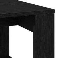 Tavolo da Caffè Rovere nero 102 x 50 x 35 cm Legno multistrato 862071