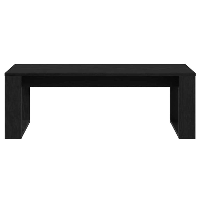 Tavolo da Caffè Rovere nero 102 x 50 x 35 cm Legno multistrato 862071