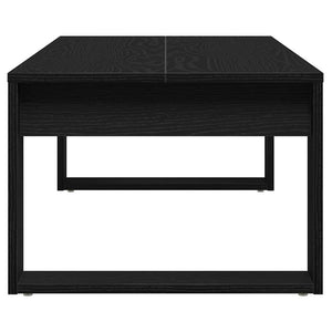 Tavolo da Caffè Rovere nero 102 x 50 x 35 cm Legno multistrato 862071