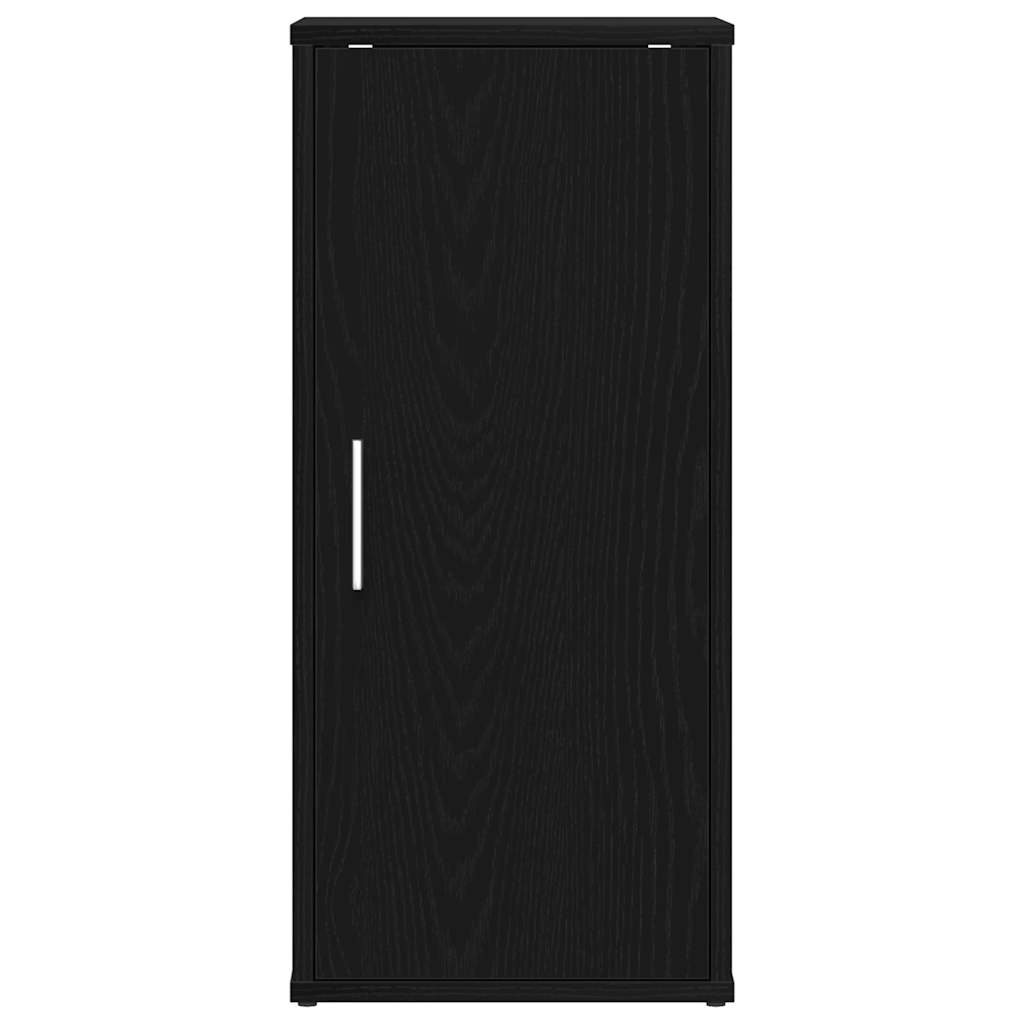 Scarpiere 2 pz Rovere Nero 32x35x70 cm in Legno Multistrato 862076