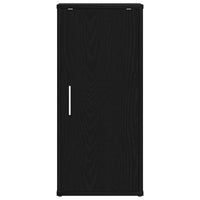 Scarpiere 2 pz Rovere Nero 32x35x70 cm in Legno Multistrato 862076