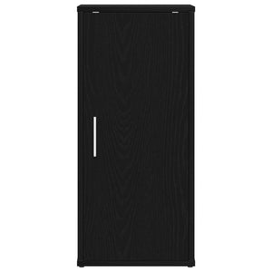 Scarpiere 2 pz Rovere Nero 32x35x70 cm in Legno Multistrato 862076