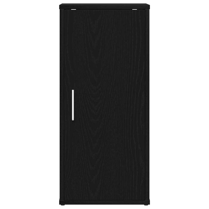 Scarpiere 2 pz Rovere Nero 32x35x70 cm in Legno Multistrato 862076