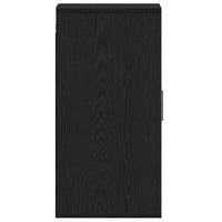 Scarpiere 2 pz Rovere Nero 32x35x70 cm in Legno Multistrato