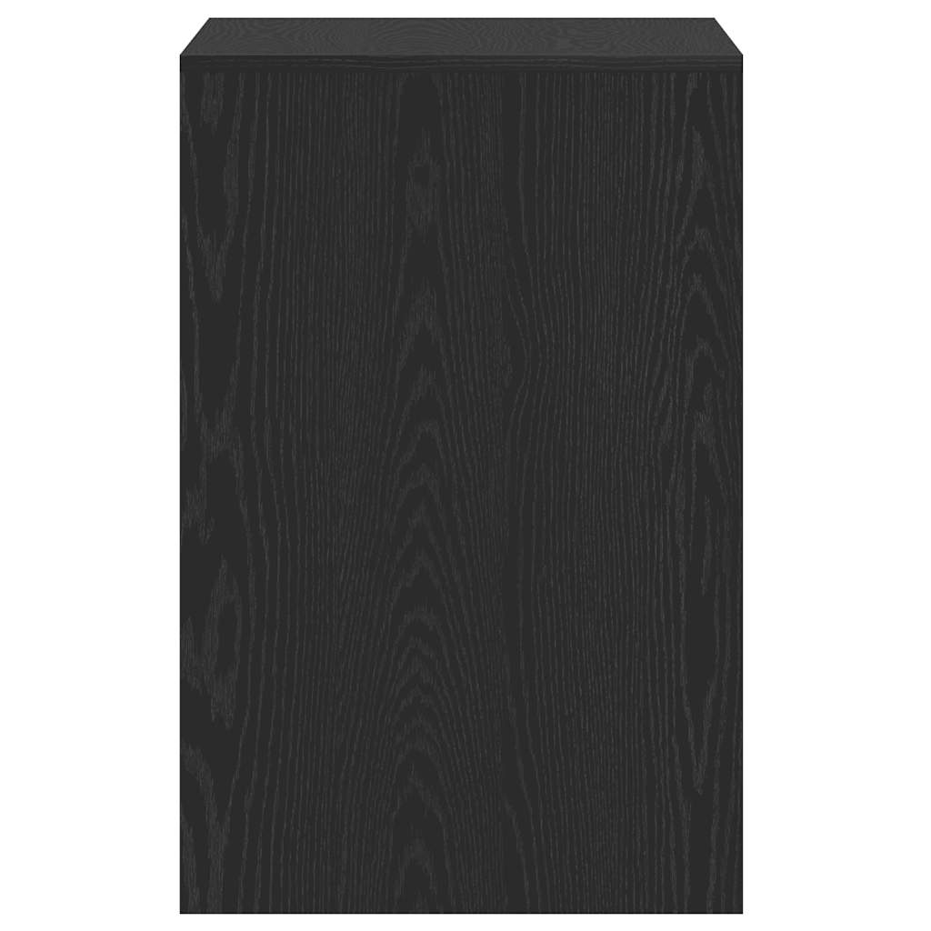 Scrivania Rovere Nero 101x50x76,5 cm in Legno Multistrato