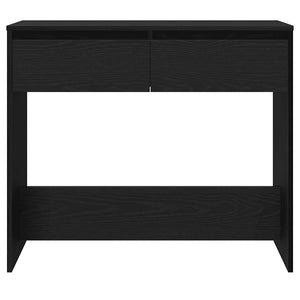 Tavolino Consolle Rovere Nero 89x41x76,5cm Legno Multistrato 862081