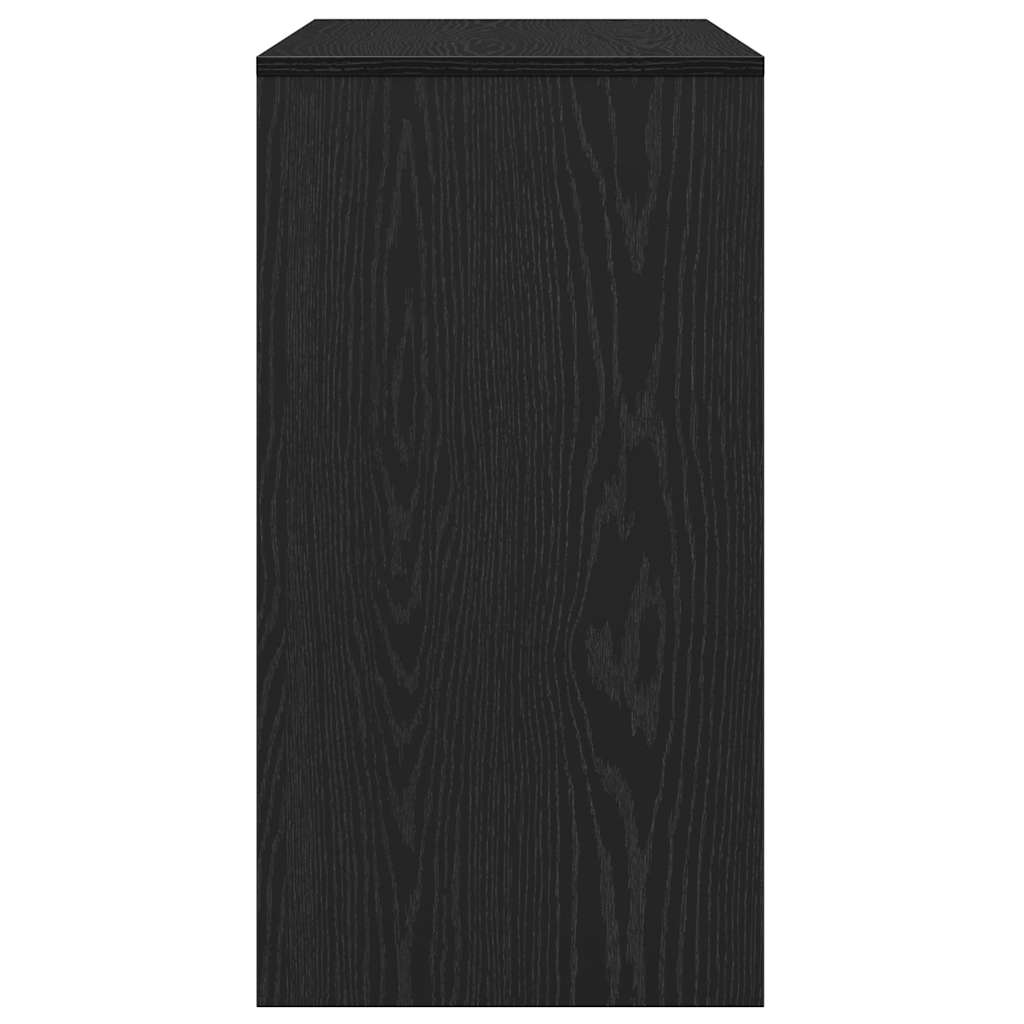 Tavolino Consolle Rovere Nero 89x41x76,5cm Legno Multistrato 862081