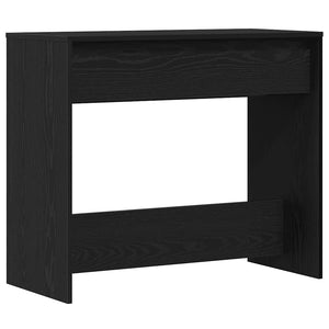 Tavolino Consolle-Tavolino da soggiorno-Tavolo Rovere Nero 89x41x76,5cm Legno Multistrato