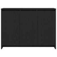 Credenza-Buffet-Armadio da cucina Nero 102 x 33 x 75 cm Legno multistrato