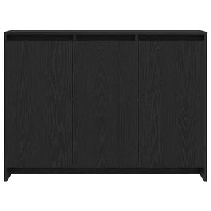 Credenza-Buffet-Armadio da cucina Nero 102 x 33 x 75 cm Legno multistrato
