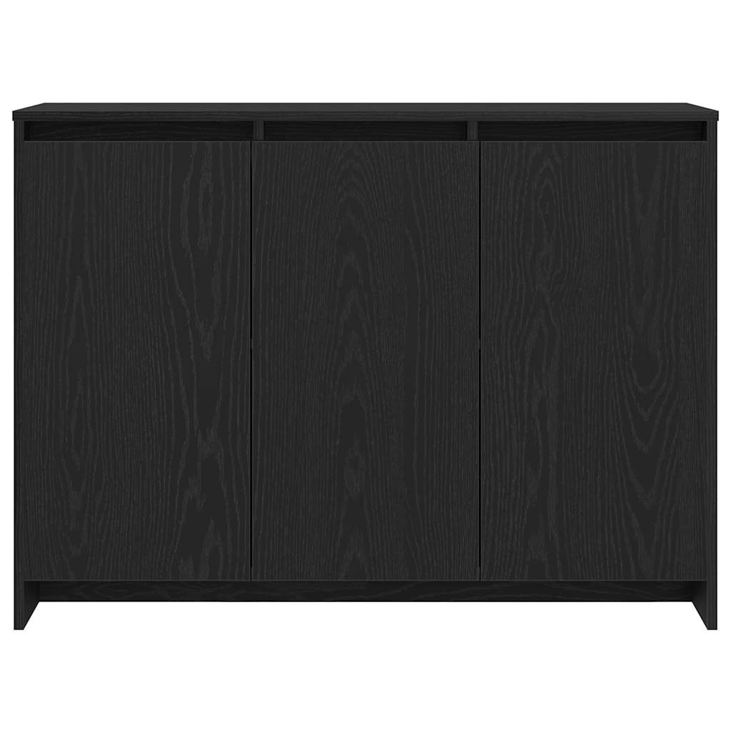 Credenza Nero 102 x 33 x 75 cm Legno multistrato 862084