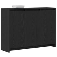 Credenza-Buffet-Armadio da cucina Nero 102 x 33 x 75 cm Legno multistrato
