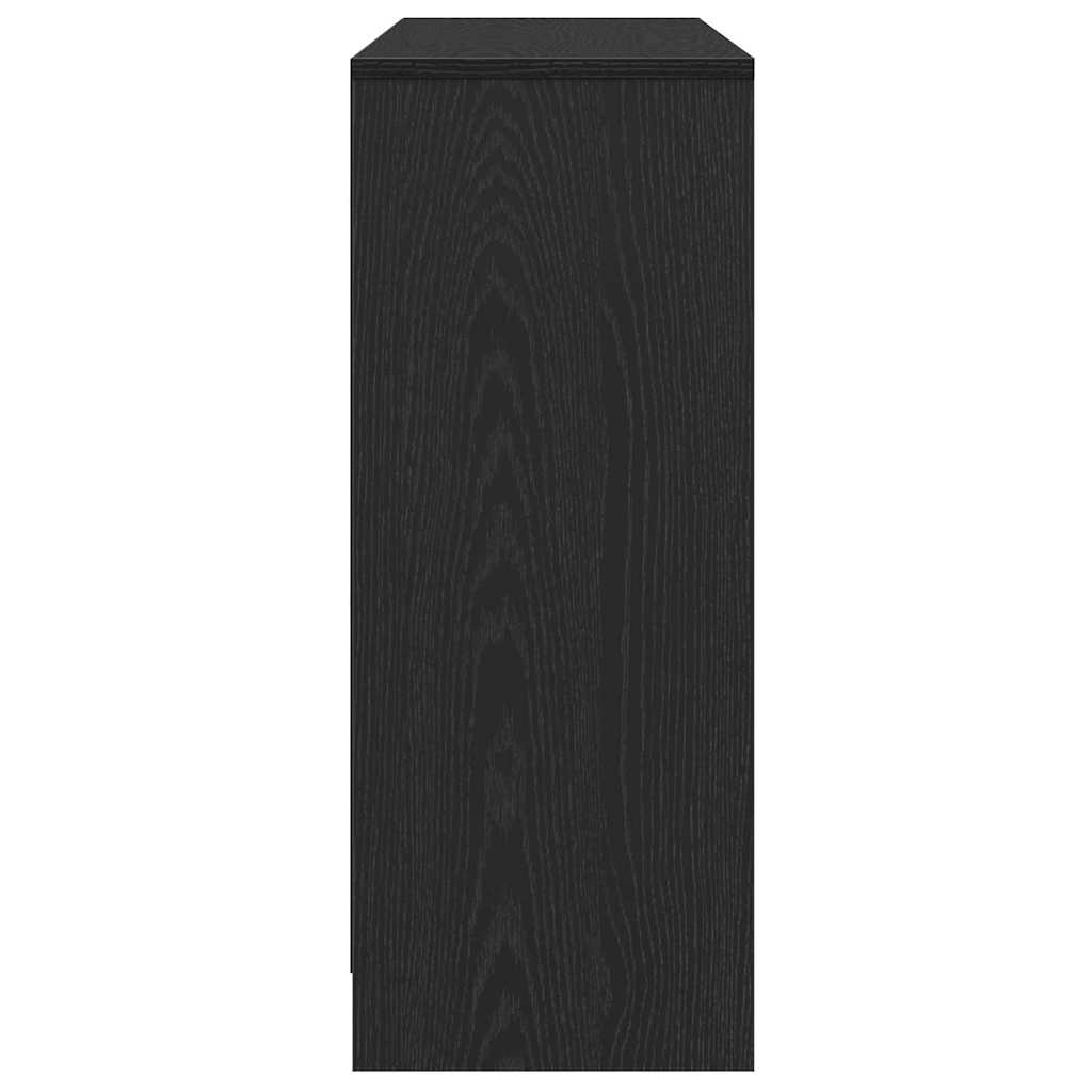 Credenza Nero 102 x 33 x 75 cm Legno multistrato 862084