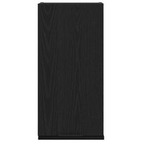 Armadio a Muro Rovere Nero 32x20x67 cm in Legno Multistrato