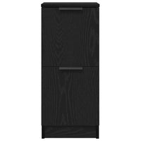 Credenza 2 pz-Set di 2 Buffet-Armadio da cucina Rovere nero 30 x 30 x 70 cm Legno multistrato 946174