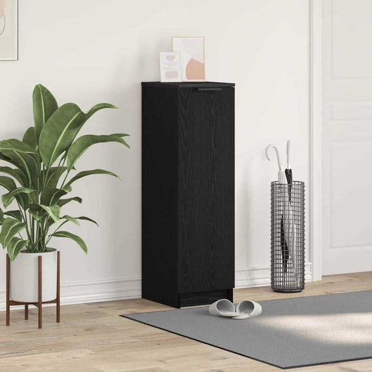 Scarpiera Rovere nero 29.5 x 35 x 101 cm Legno multistrato 862101