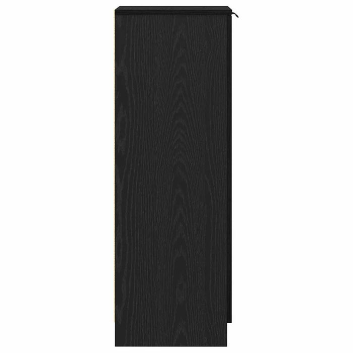 Scarpiera Rovere nero 29.5 x 35 x 101 cm Legno multistrato 862101