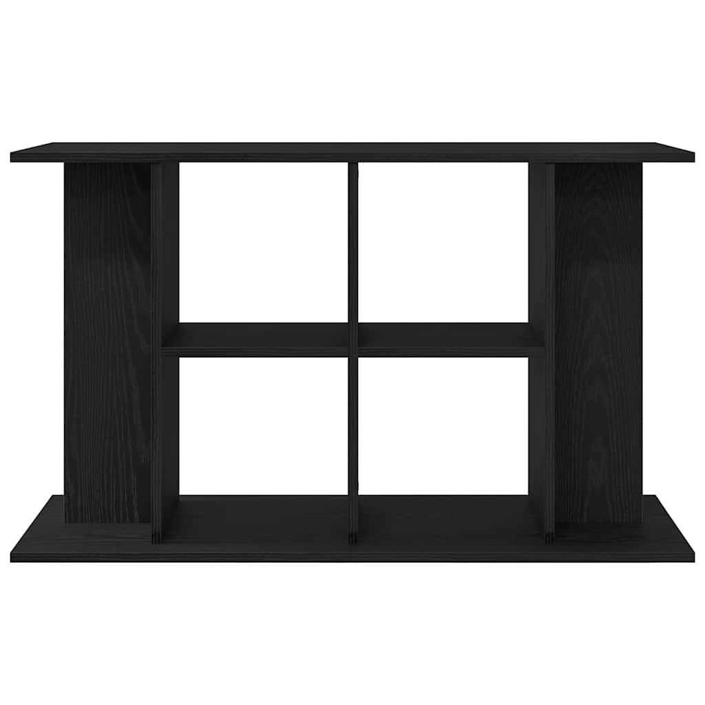 Supporto per acquario in rovere nero 100x40x60 cm in legno ingegnerizzato 862150