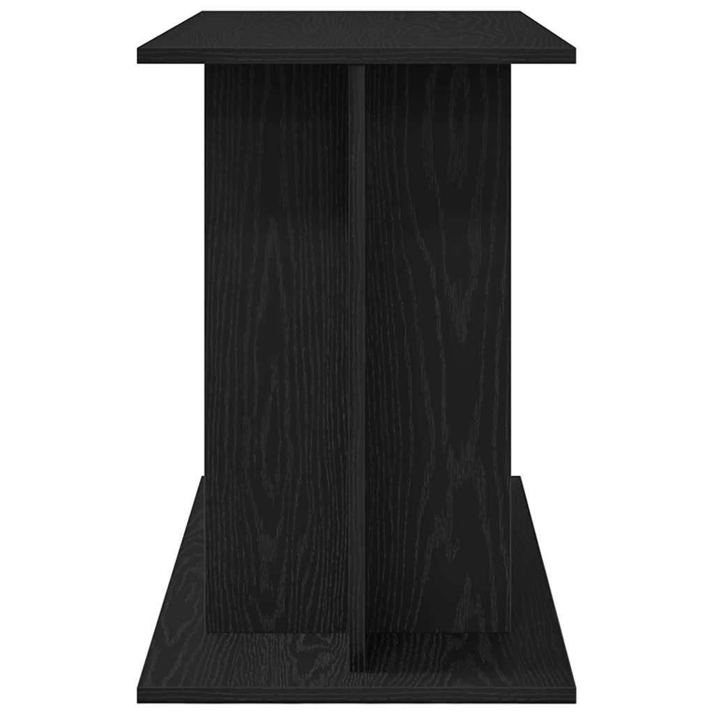 Supporto per acquario in rovere nero 100x40x60 cm in legno ingegnerizzato 862150