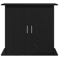 Supporto per acquario in rovere nero 81x36x73 cm in legno ingegnerizzato 862152