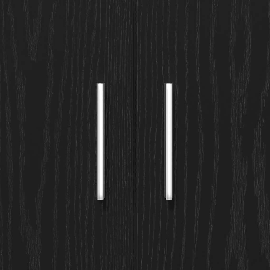 Supporto per Acquario 81x36x73 cm Legno Multistrato Rovere Nero