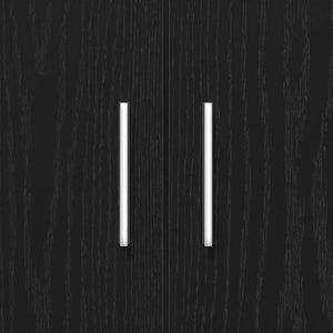 Supporto per Acquario 81x36x73 cm Legno Multistrato Rovere Nero