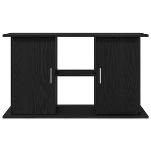 Supporto per acquario in rovere nero 101x41x58 cm in legno ingegnerizzato 862153