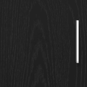 vidaXL Supporto Acquario 121x41x58 cm Legno Multistrato Rovere Nero