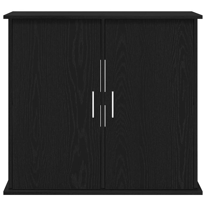 vidaXL Supporto per Acquario 81x36x73 cm Legno Multistrato Rovere Nero
