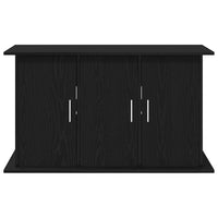 Supporto per acquario in rovere nero 101x41x58 cm in legno ingegnerizzato 862156