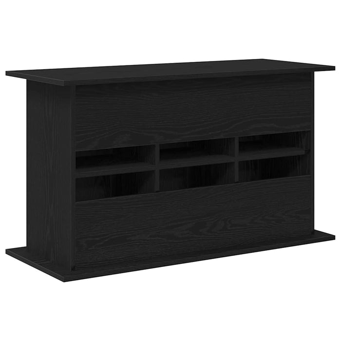 vidaXL Supporto Acquario 101x41x58 cm Legno Multistrato Rovere Nero